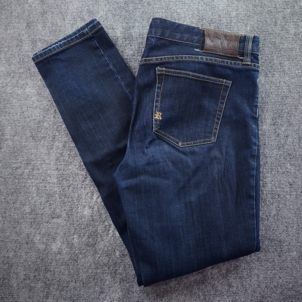Ralph Lauren Rugby Jeans Adult Size 30 Blue Denim Super Skinny 34x31